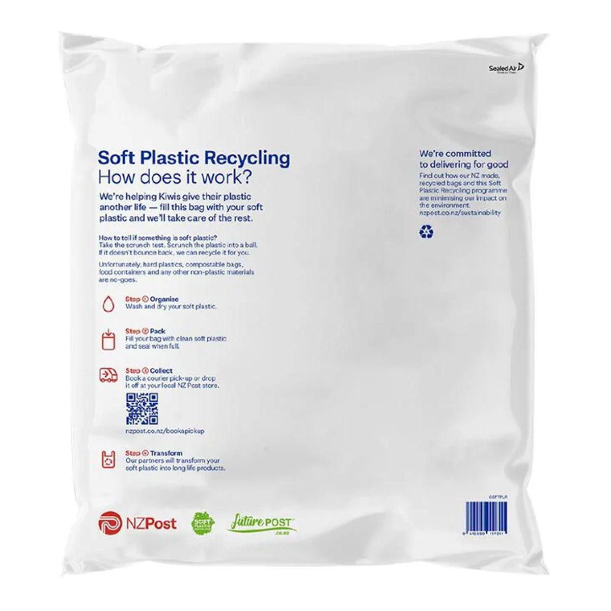 NZ Post Soft Plastic Recycle Bag _2