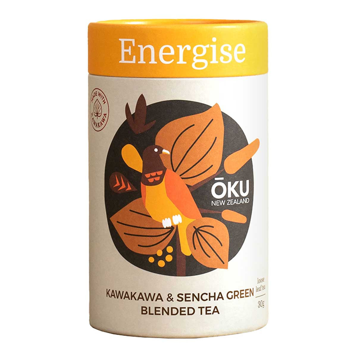 OKU NZ Energise Kawakawa & Sencha Green Blended Tea _1