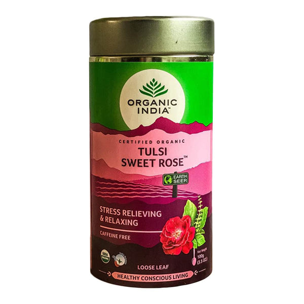 Tulsi Sweet Rose Loose Leaf Tea