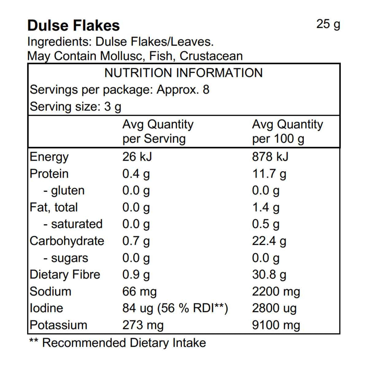 Pacific Harvest Atlantic Dulse Flakes _4