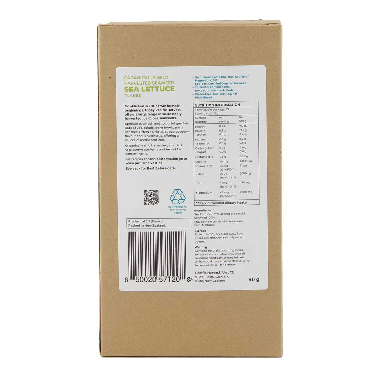 Pacific Harvest Sea Lettuce Flakes _4