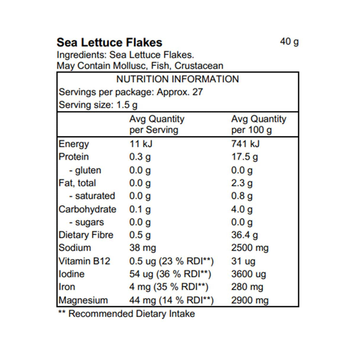 Pacific Harvest Sea Lettuce Flakes _5