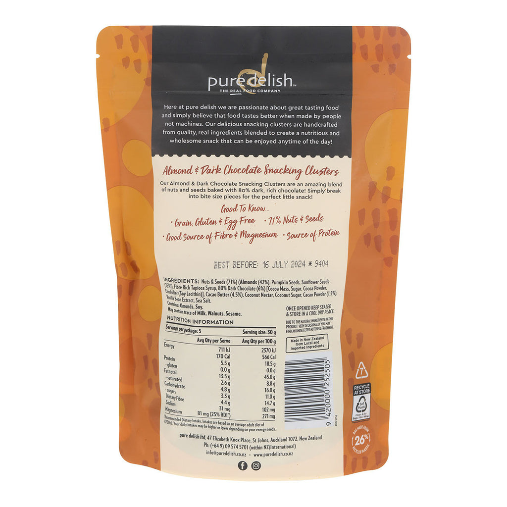 Pure Delish Almond & Dark Chocolate Snacking Clusters _2