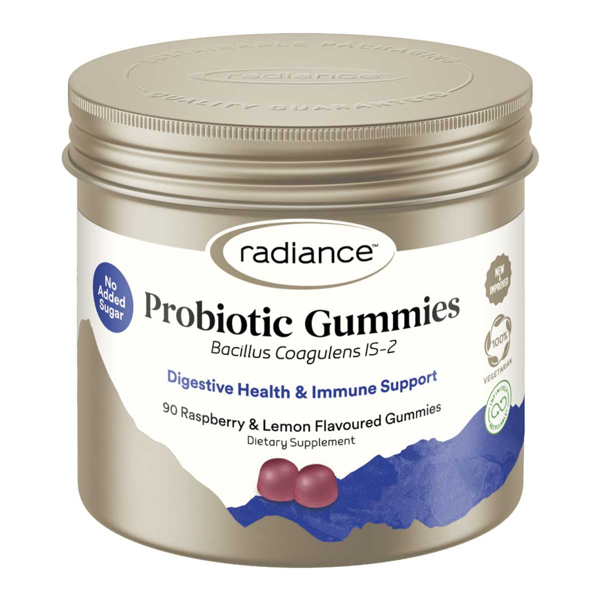 Radiance Sugar Free Probiotic Gummies For Adults _1