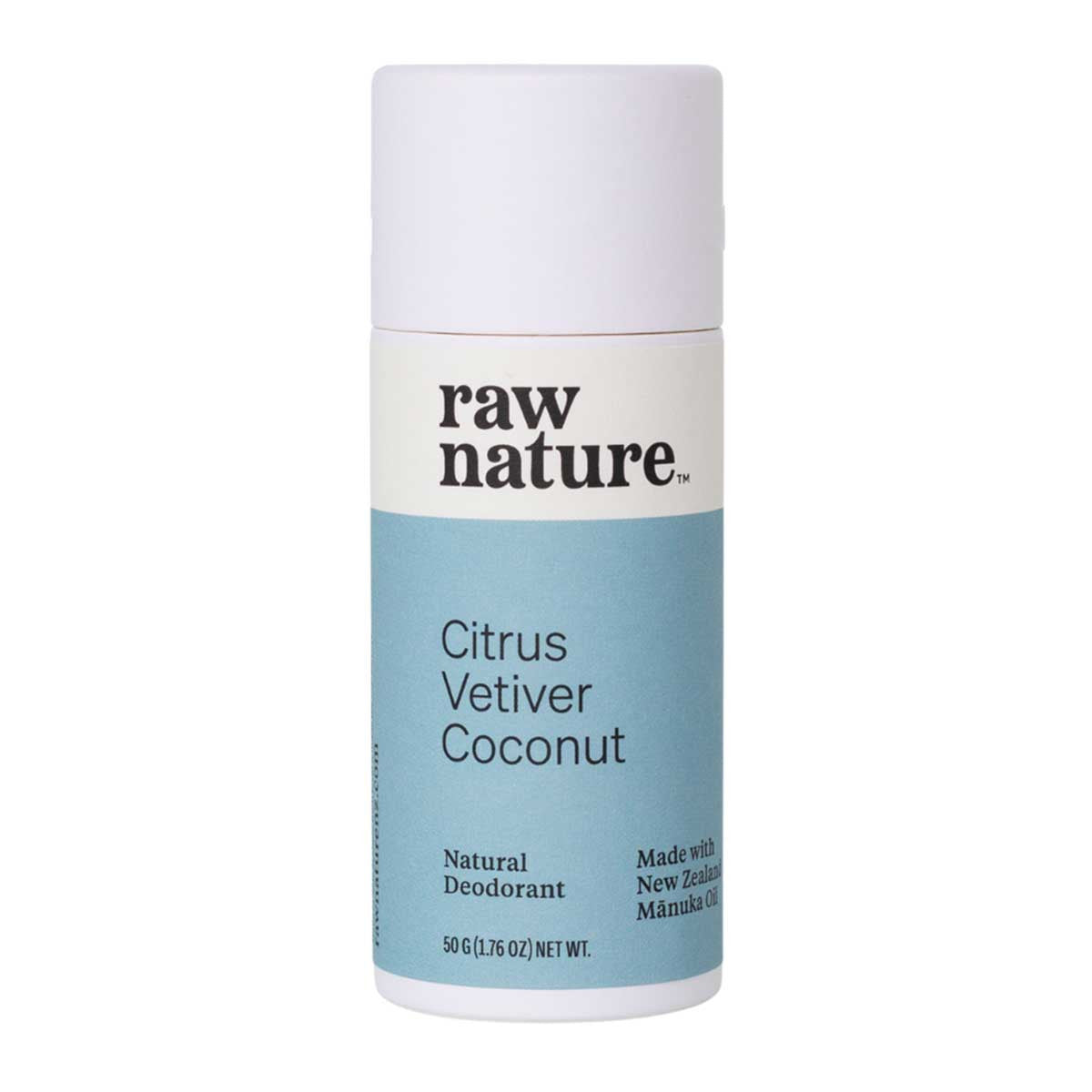 raw nature Citrus Vetiver Coconut Natural Deodorant _1