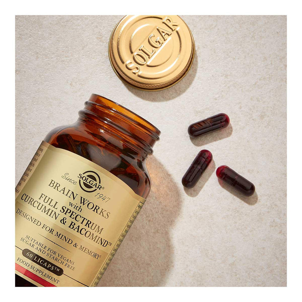 Solgar Brain Works with Full Spectrum Curcumin and BacoMind Licaps_3