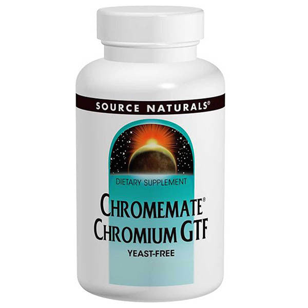 Source Naturals Chromemate Chromium GTF 200mcg_1