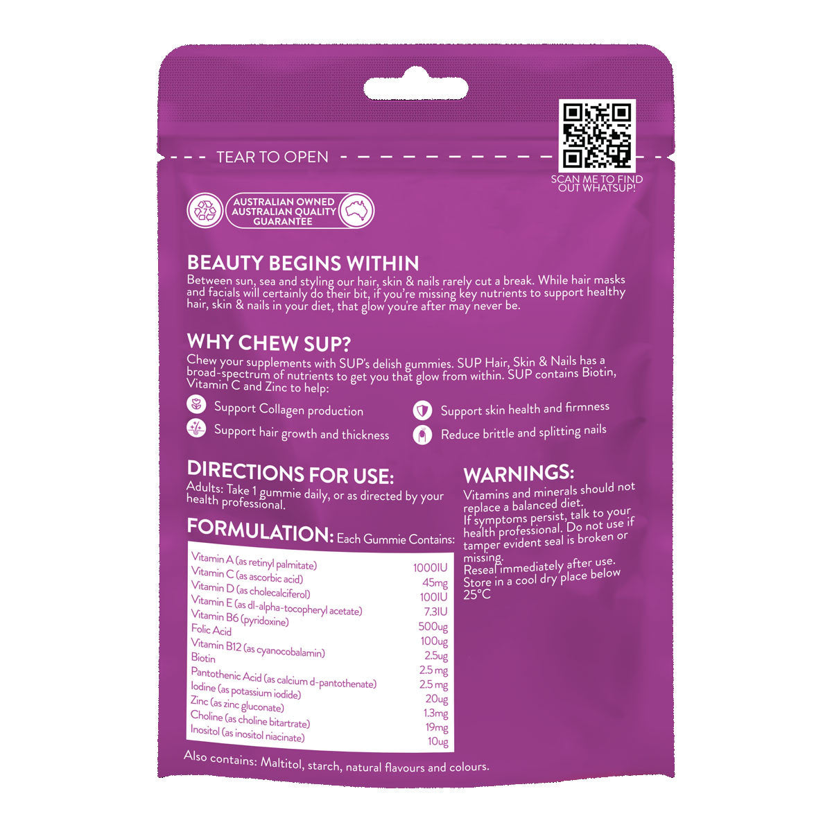 SUP Hair Skin & Nails Gummies _2