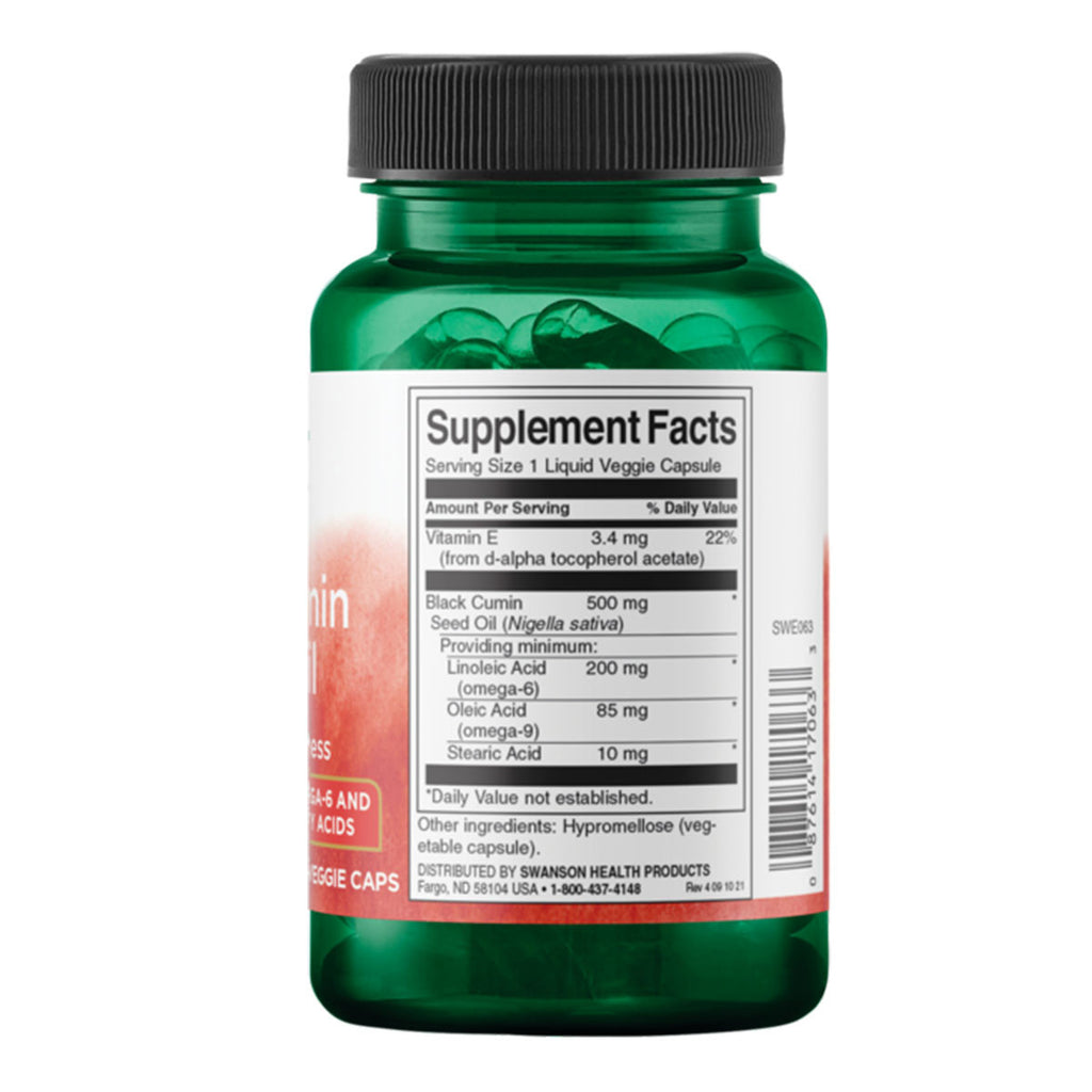 Swanson Black Cumin Seed Oil 500mg _2