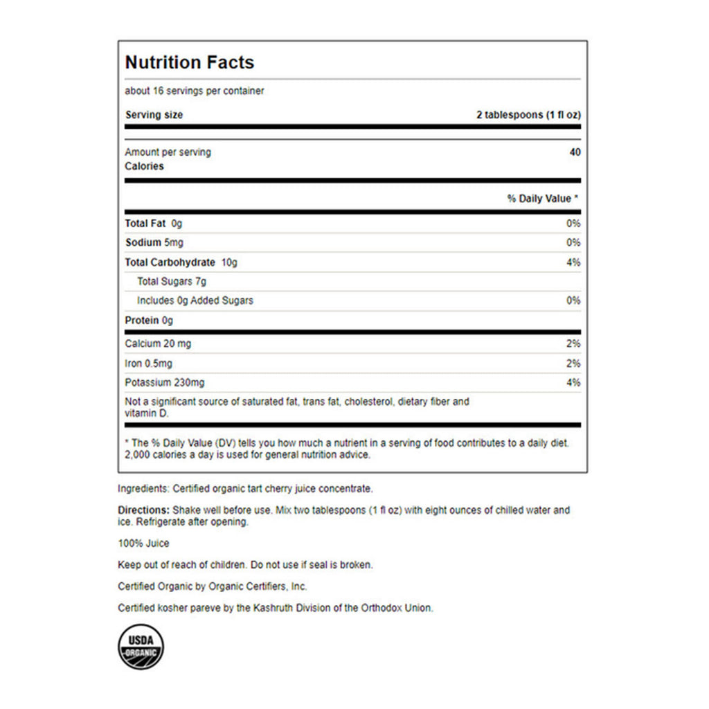 Swanson Certified Organic Tart Cherry Juice _3