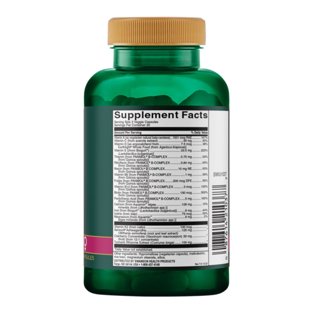 Swanson Real Food Multi Vegan - Women's Daily _2