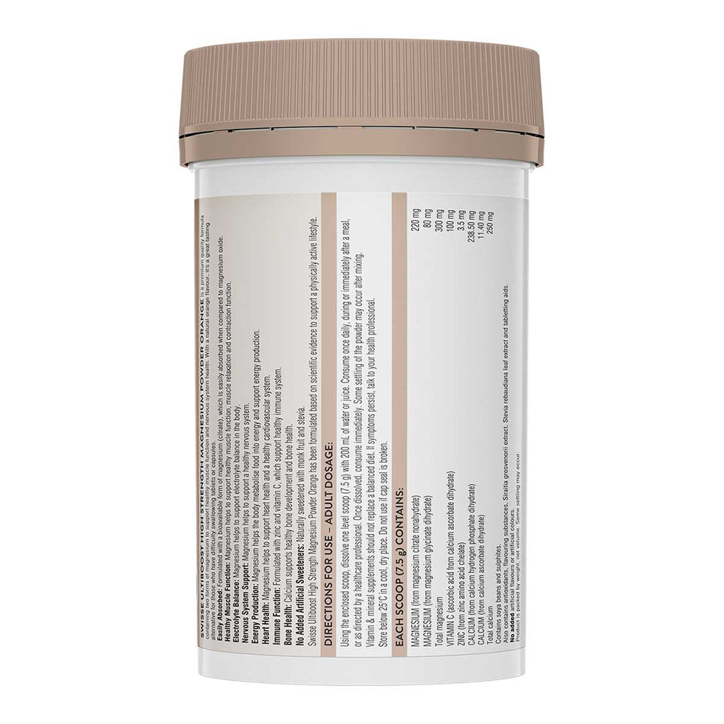 Swisse High Strength Magnesium Powder - Orange _2