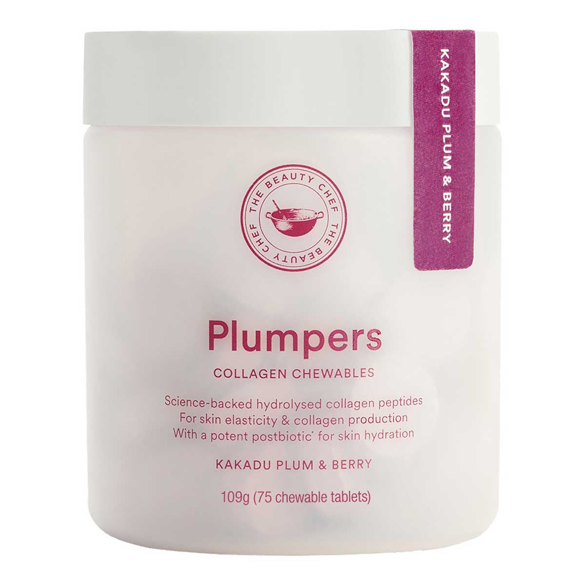 The Beauty Chef Plumpers Collagen Chewables - kakadu Plum & Berry _1