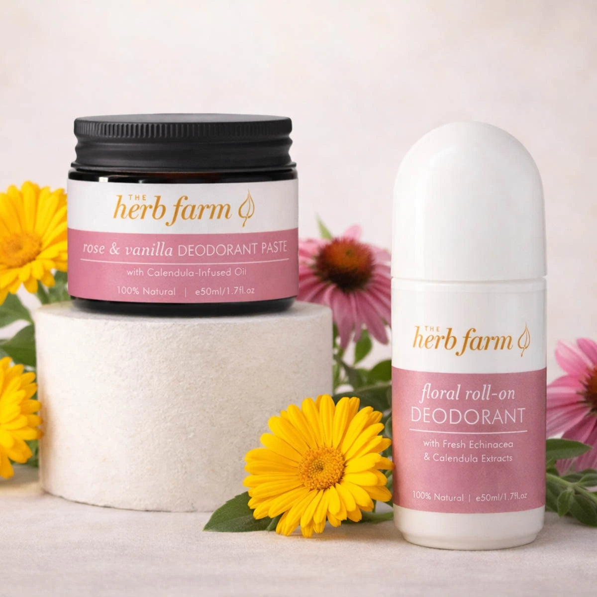 Rose & Vanilla Deodorant Paste