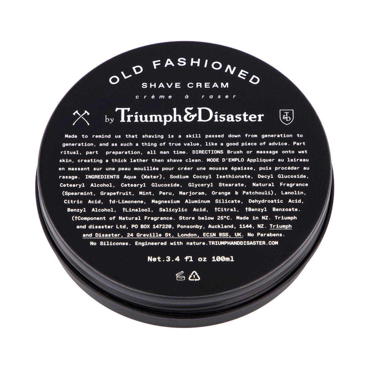 Triumph and Disaster Old Fashioned Shave Cream_1