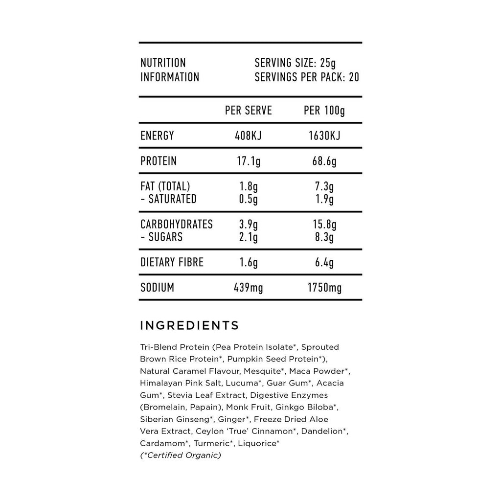 Tropeaka Lean Protein - Natural Salted Caramel Flavour _2