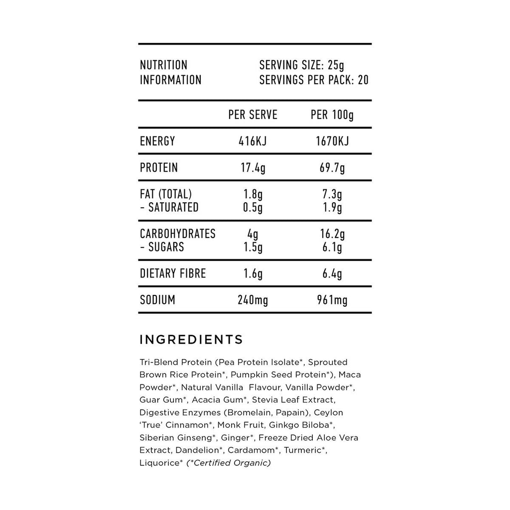 Tropeaka Lean Protein - Natural Vanilla Flavour _3