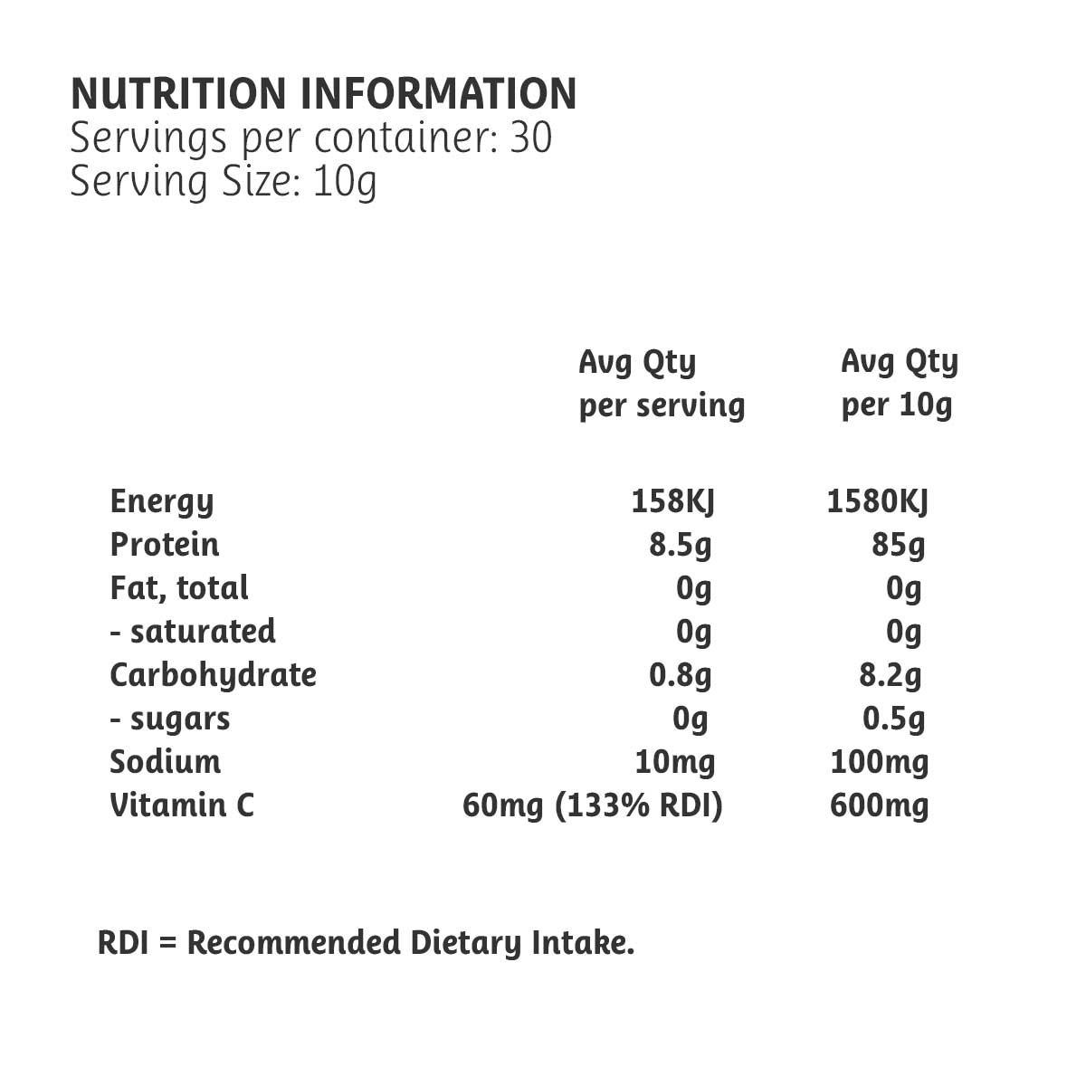 Two Islands Collagen Beauty Powder - Vanilla_2