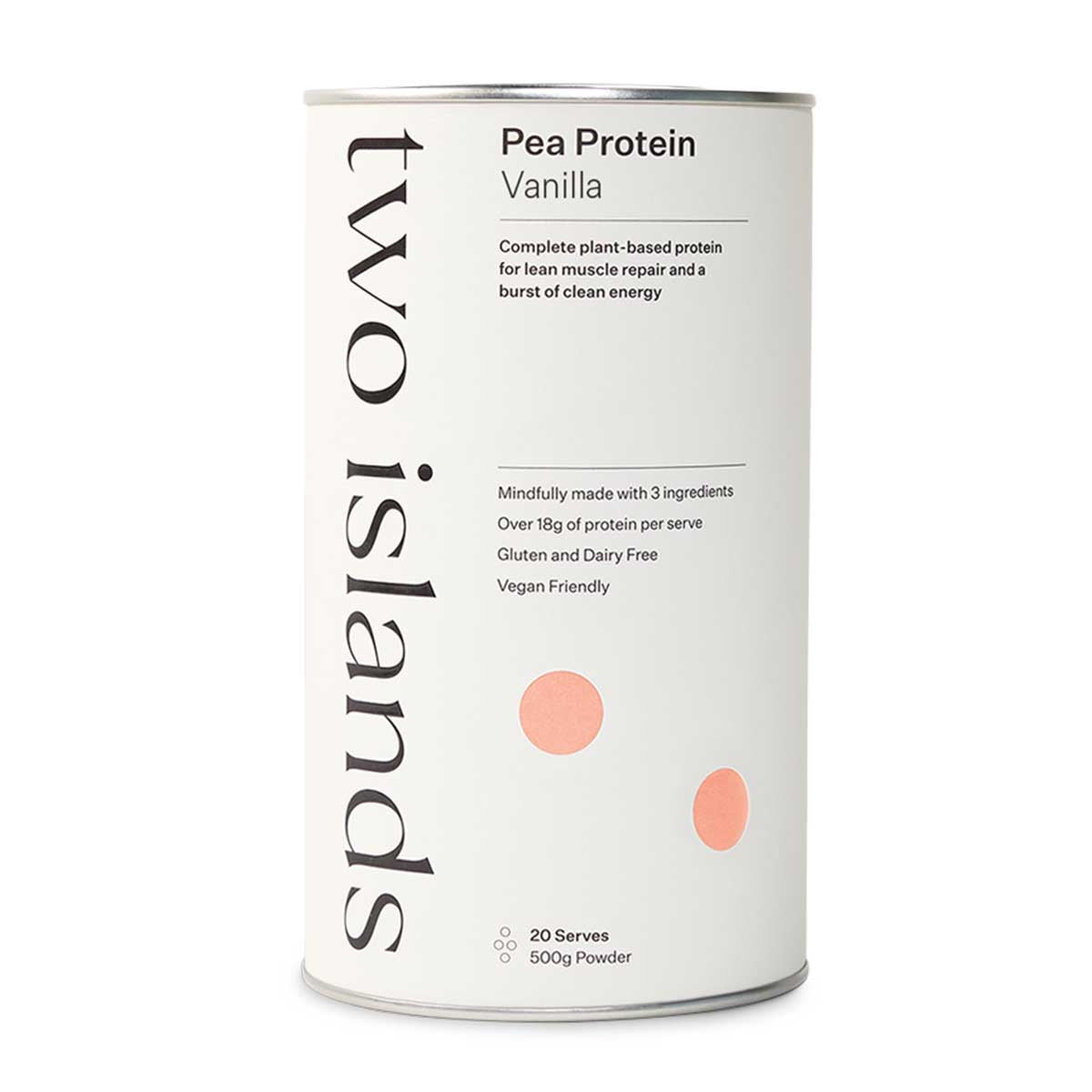 Two Islands Pea Protein Powder - Vanilla _1