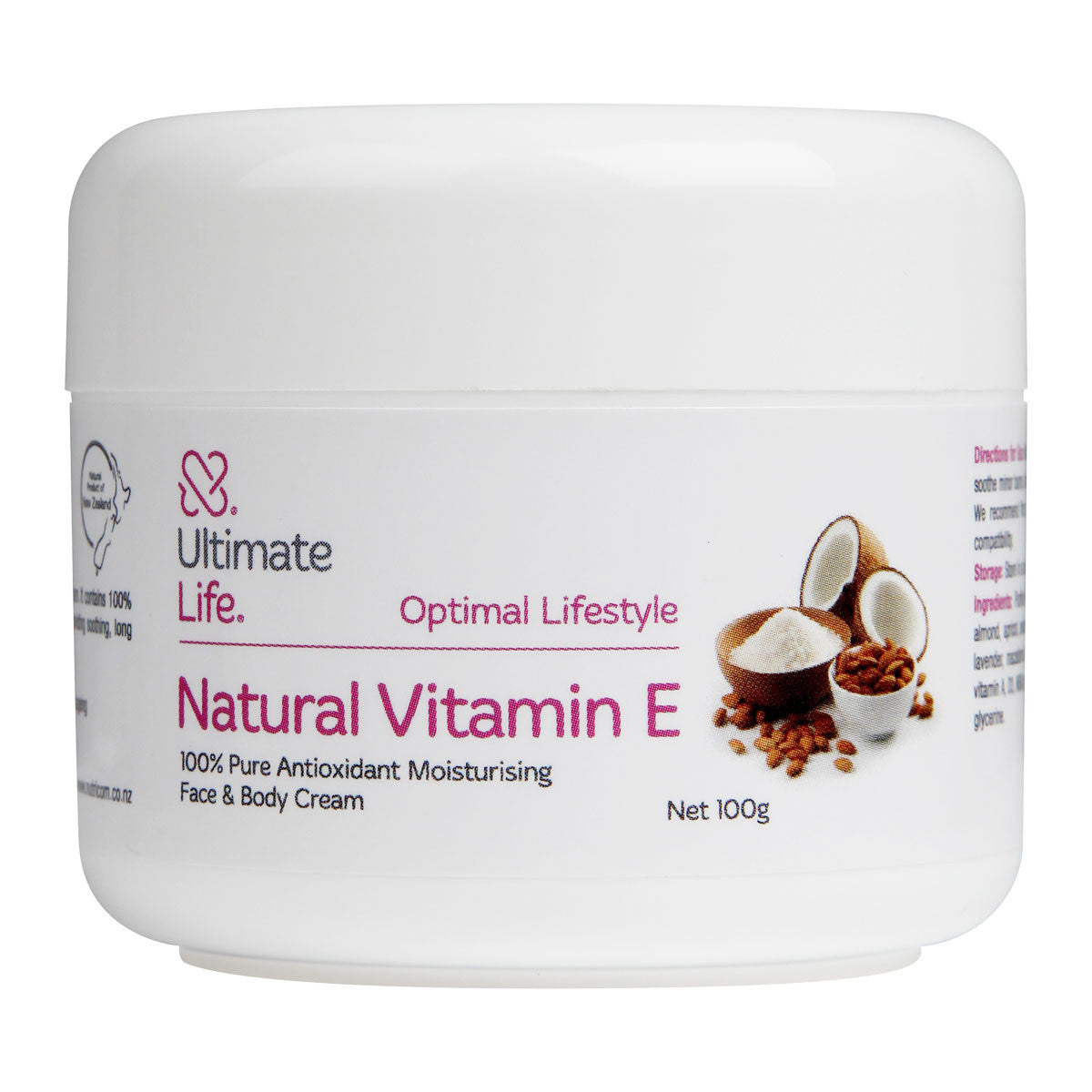 Ultimate Life Natural Vitamin E Cream_2