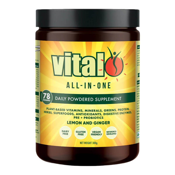 All-In-One Daily Powdered Lemon & Ginger