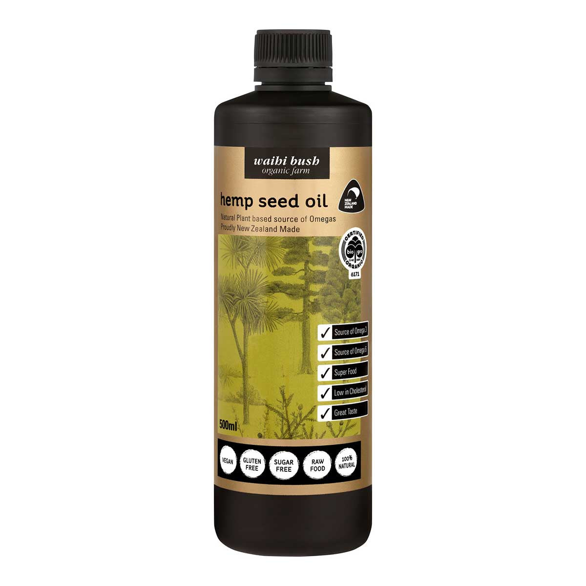 Waihi Bush Certified Organic Hemp Seed Oil _2