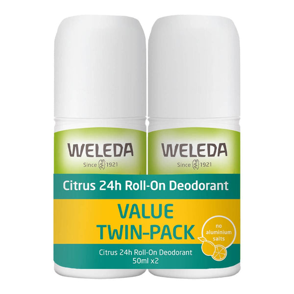 Citrus 24hr Roll-On Deodorant Value Twin Pack