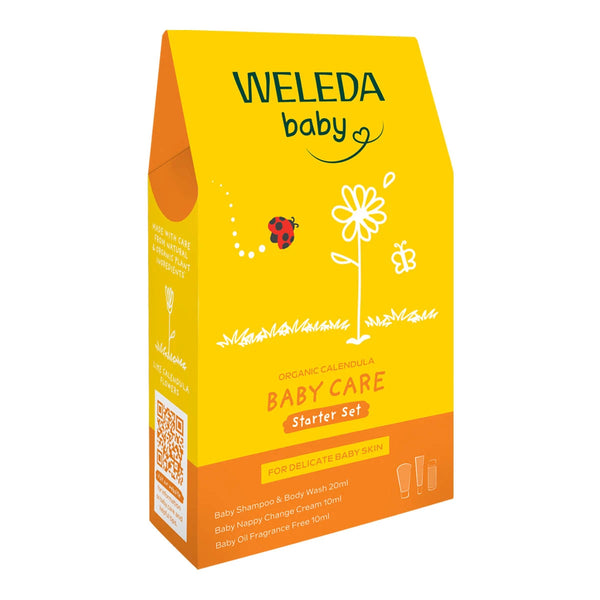 Organic Calendula Baby Care Starter Set