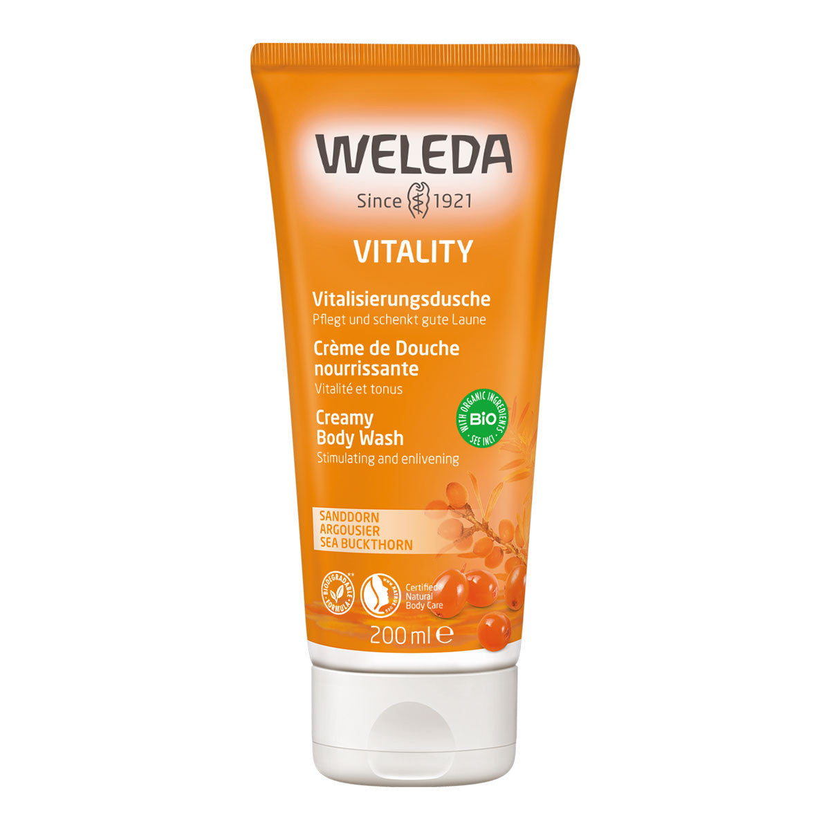 Weleda Vitality Creamy Body Wash - Sea Buckthorn _2
