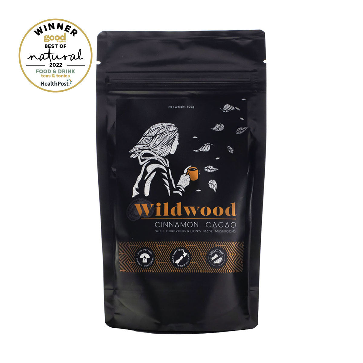 Wildwood Cinnamon Cacao with Cordyceps and Lions Mane Mushroom_1